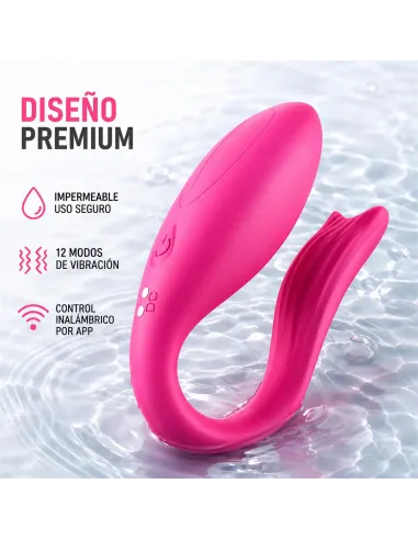 Couple vibrator - app rose fusion | Infarta toys | Estimuladores clítoris