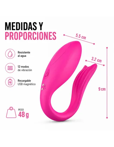Couple vibrator - app rose fusion | Infarta toys | Estimuladores clítoris