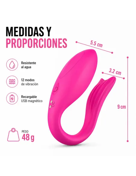 Couple vibrator - app rose fusion | Infarta toys | Estimuladores clítoris