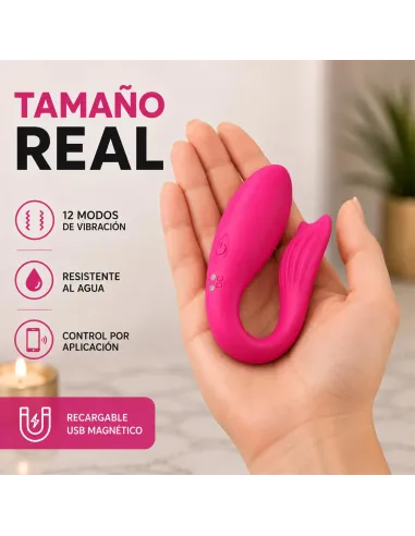 Couple vibrator - app rose fusion | Infarta toys | Estimuladores clítoris