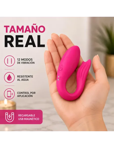 Couple vibrator - app rose fusion | Infarta toys | Estimuladores clítoris