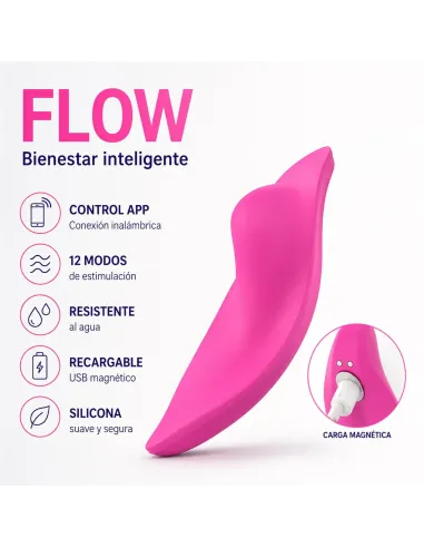 Flow wearable panty vibrator - app | Infarta toys | Estimuladores clítoris