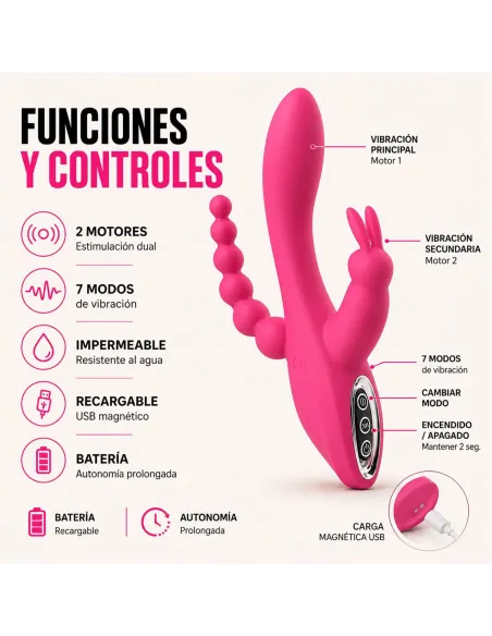 Rabbit vibrator trifleur | Infarta toys | Rabbits