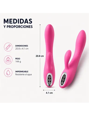 Rabbit vibrator dublis | Infarta toys | Rabbits