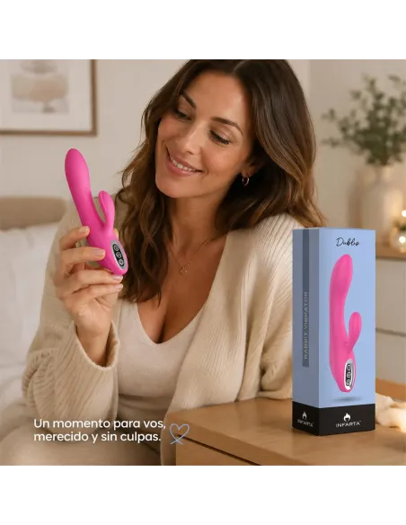 Rabbit vibrator dublis | Infarta toys | Rabbits