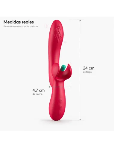 G-spot vibrator with flapping tickler doucetap | Infarta toys | Rabbits