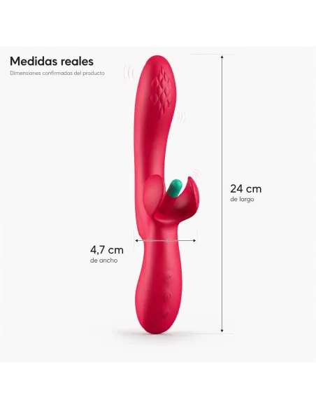G-spot vibrator with flapping tickler doucetap | Infarta toys | Rabbits