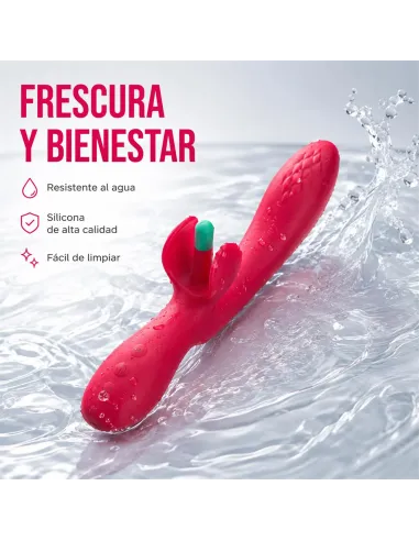 G-spot vibrator with flapping tickler doucetap | Infarta toys | Rabbits