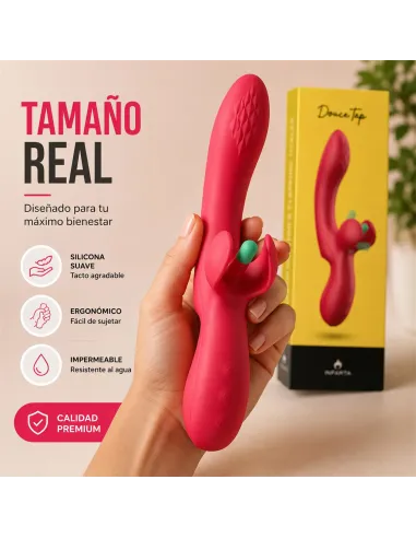 G-spot vibrator with flapping tickler doucetap | Infarta toys | Rabbits