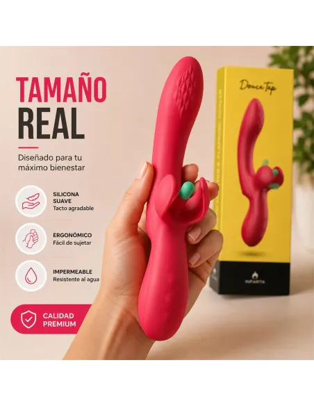 G-spot vibrator with flapping tickler doucetap | Infarta toys | Rabbits