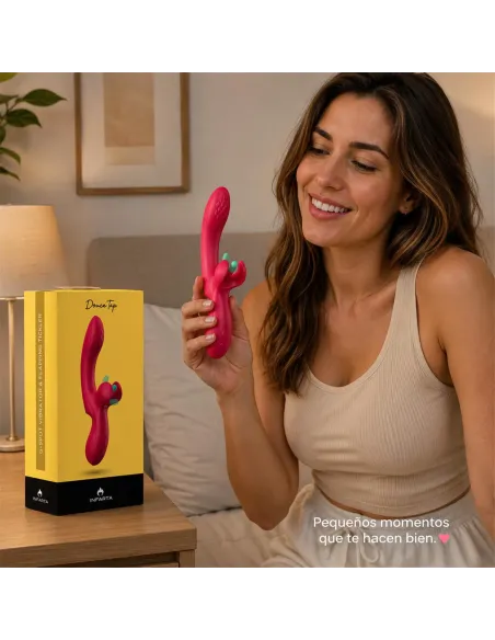 G-spot vibrator with flapping tickler doucetap | Infarta toys | Rabbits