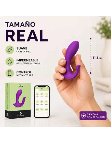 Wearable g-spot vibrator - app gluxe | Infarta toys | Estimuladores clítoris