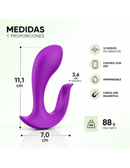 Wearable g-spot vibrator - app gluxe | Infarta toys | Estimuladores clítoris