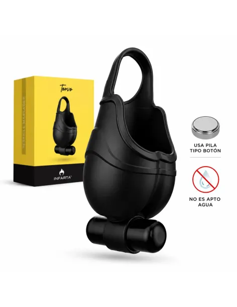Testicle massager & ring vibrator torvo - anillo masajeador | Infarta toys | Anillos