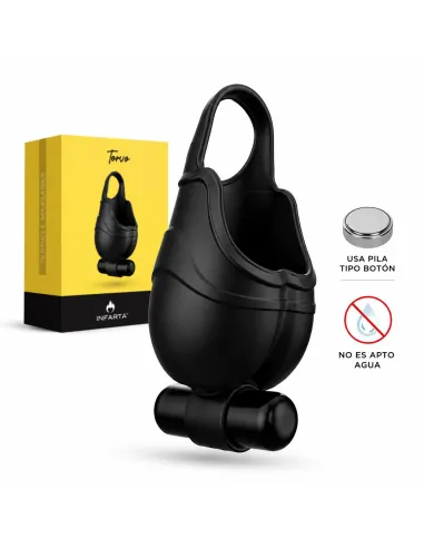 Testicle massager & ring vibrator torvo - anillo masajeador | Infarta toys | Anillos