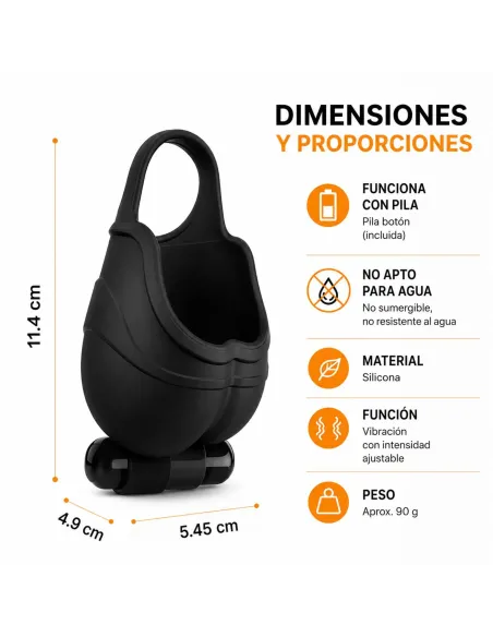 Testicle massager & ring vibrator torvo - anillo masajeador | Infarta toys | Anillos