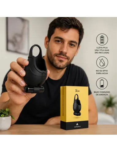 Testicle massager & ring vibrator torvo - anillo masajeador | Infarta toys | Anillos