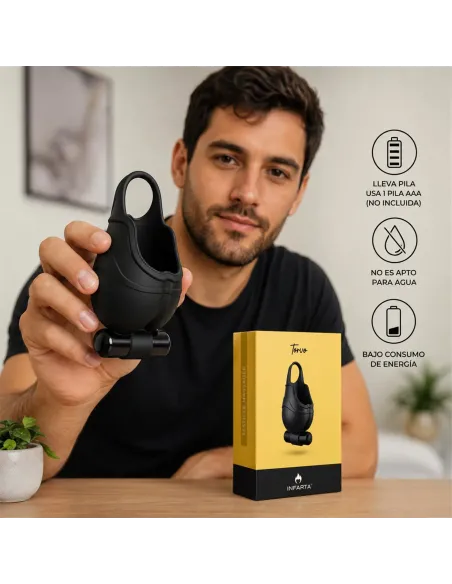 Testicle massager & ring vibrator torvo - anillo masajeador | Infarta toys | Anillos