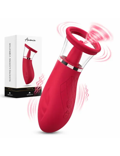 Sucking licking vibrator amouva | Infarta toys | Estimuladores clítoris