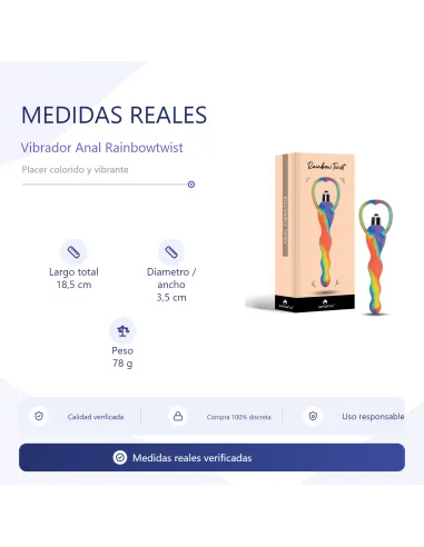 Anal rainbowtwist | Infarta toys | Varitas y bolas