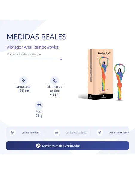 Anal rainbowtwist | Infarta toys | Varitas y bolas