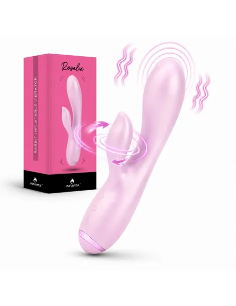 Rabbit vibrator roselix - ¡inflalo y disfrutá lo nuevo! | Infarta toys | Rabbits