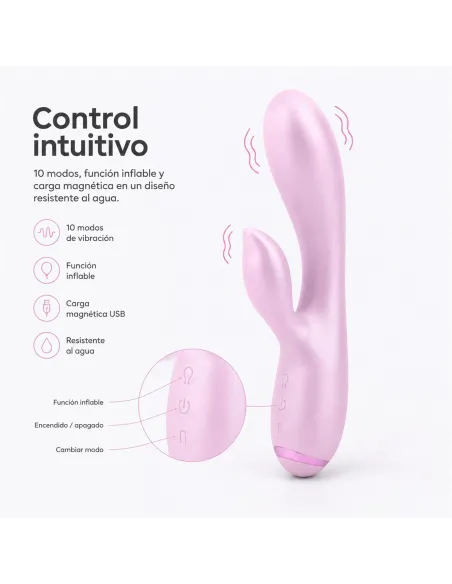 Rabbit vibrator roselix - ¡inflalo y disfrutá lo nuevo! | Infarta toys | Rabbits