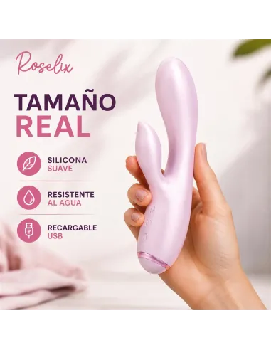 Rabbit vibrator roselix - ¡inflalo y disfrutá lo nuevo! | Infarta toys | Rabbits