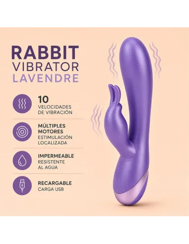 Rabbit vibrator lavendre | Infarta toys | Rabbits