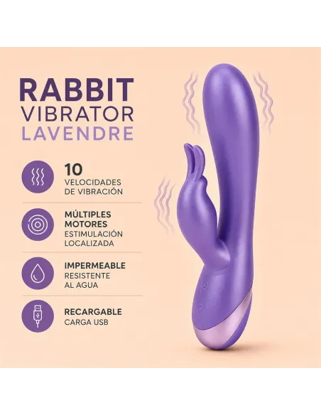 Rabbit vibrator lavendre | Infarta toys | Rabbits