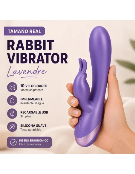 Rabbit vibrator lavendre | Infarta toys | Rabbits