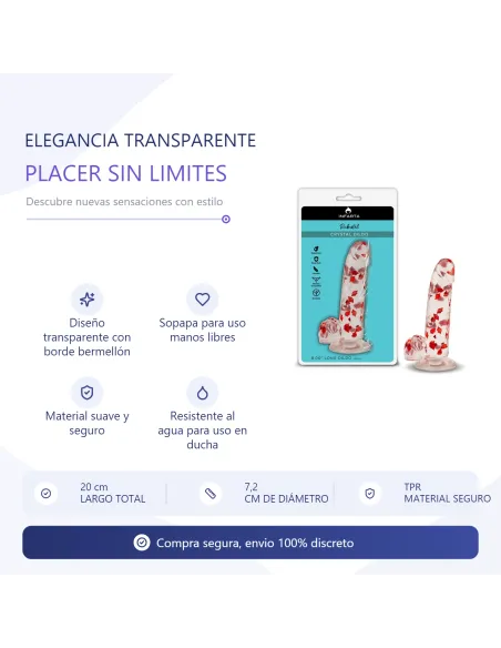 Crystal dildo rubistal | Infarta toys | Realísticos
