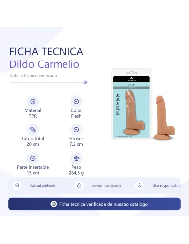Dildo carmelio | Infarta toys | Dildos macizos