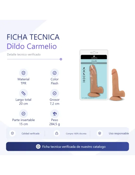 Dildo carmelio | Infarta toys | Dildos macizos