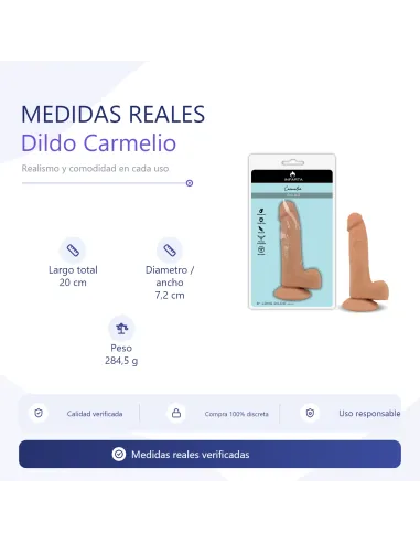 Dildo carmelio | Infarta toys | Dildos macizos