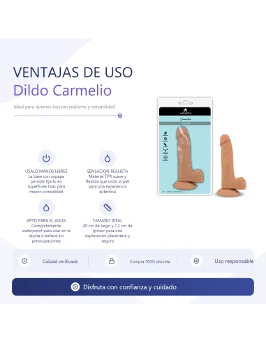 Dildo carmelio | Infarta toys | Dildos macizos