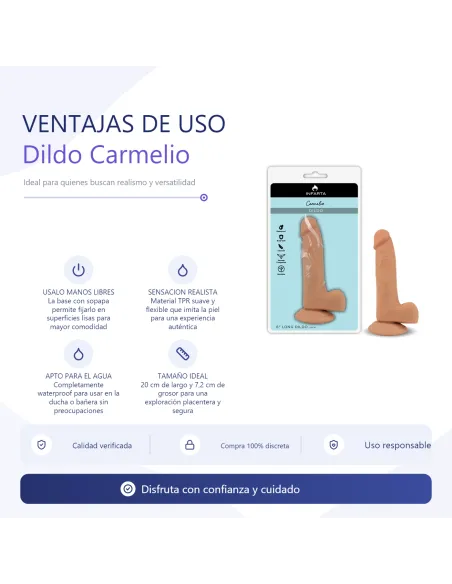 Dildo carmelio | Infarta toys | Dildos macizos