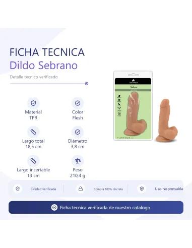 Dildo sebrano | Infarta toys | Dildos macizos