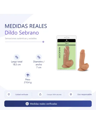 Dildo sebrano | Infarta toys | Dildos macizos