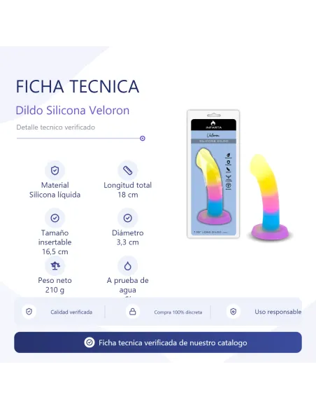 Silicone dildo veloron | Infarta toys | Dildos macizos