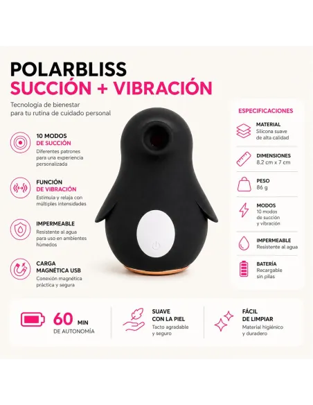 Suction vibrator polarbliss | Infarta toys | Succionadores