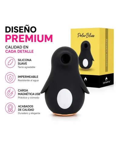 Suction vibrator polarbliss | Infarta toys | Succionadores