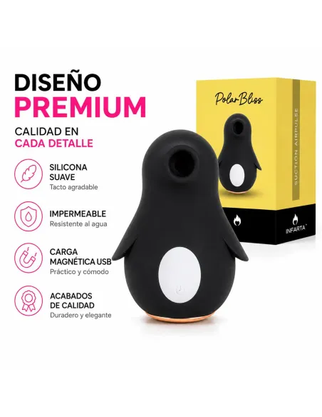Suction vibrator polarbliss | Infarta toys | Succionadores