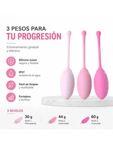 Kegel balls petal wave | Infarta toys | Bolas y huevos vaginales