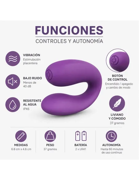 Couple vibrator passion wave | Infarta toys | Estimuladores