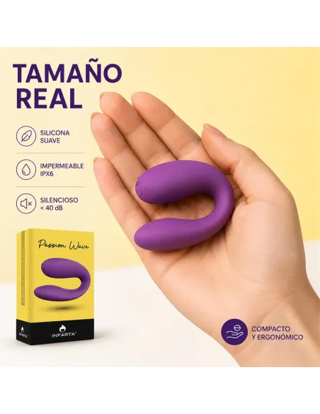 Couple vibrator passion wave | Infarta toys | Estimuladores