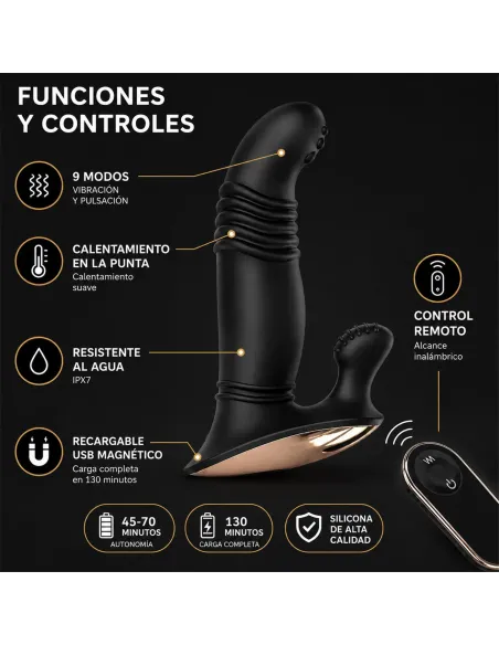 Prostate vibrator midnight magic | Infarta toys | Premium