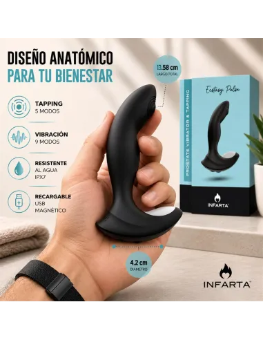 Prostate vibrator ecstasy pulse | Infarta toys | Próstata