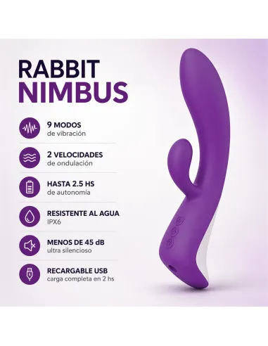 Rabbit vibrator nimbus | Infarta toys | Rabbits