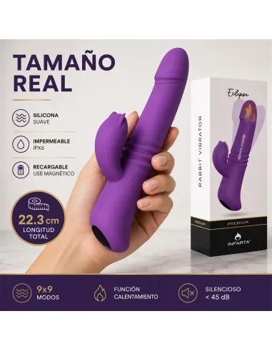Rabbit vibrator eclipse | Infarta toys | Vibradores